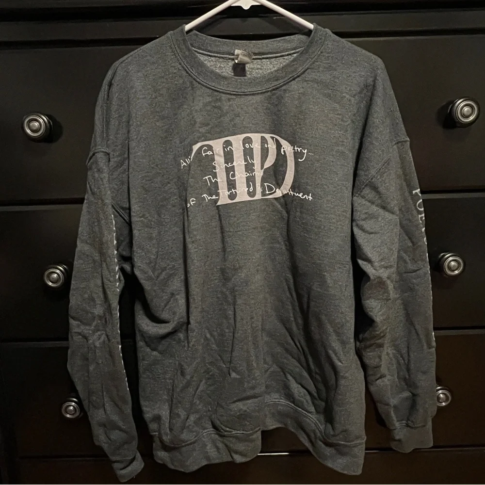 Taylor Swift Famnade Tortured Poets Department crewneck sweatshirt - Picture 2 of 4